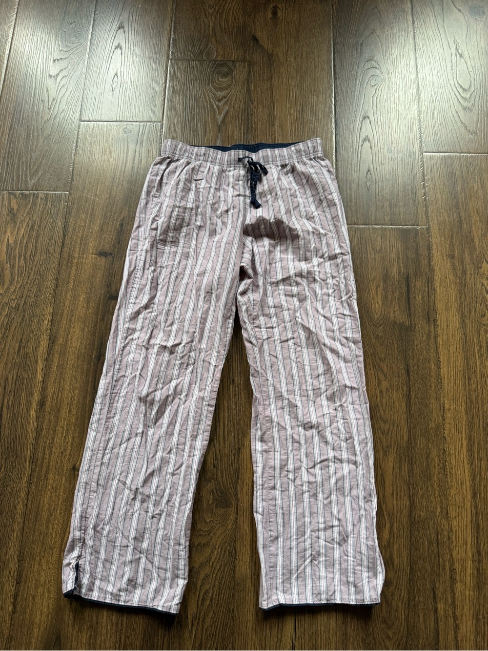 Victoria's Secret Pink & White Striped Pajama Pants